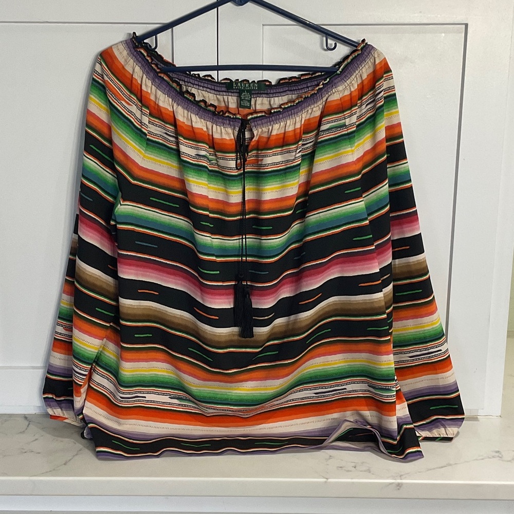 Ralph Lauren Multicolor Striped Blouse